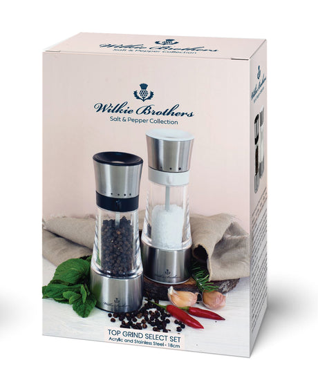 Top Grind Select S+P Set - Stainless, Acrylic/Stainless Steel 18cm - 99856 (2)