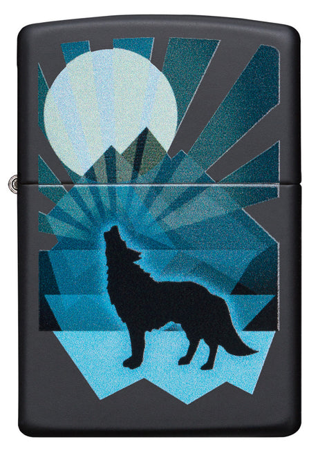 Zippo Wolf and Moon Design - 99864