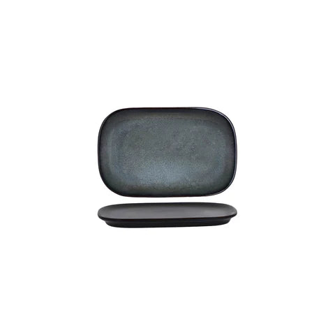 Tablekraft Artistica Rect Coupe Plate Pewter (Sold in sets of 12)