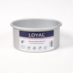 CT4R08 - LOYAL Elite Anodised Cake Tin Deep Round (8")
