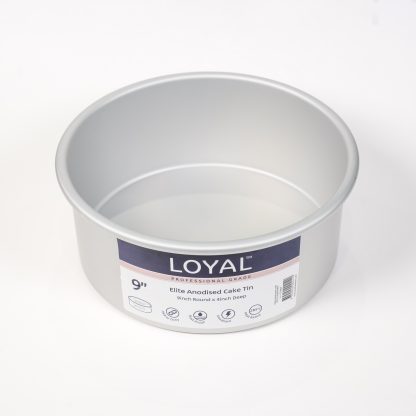 CT4R09 - LOYAL Elite Anodised Cake Tin Deep Round (9")