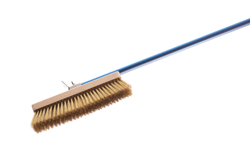 Euroquip Rectangular Brass Bristle Oven Brush Replacement Head 200x60mm