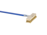 Euroquip Azzurra Low Profile Rectangular Brass Bristle Brush