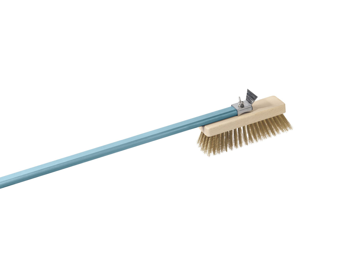 Euroquip Evoluzione Rectangular Brass Bristle Brush 200mm