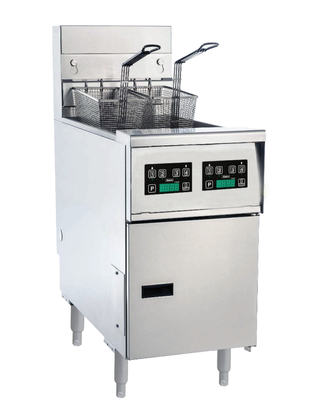 Anets AEP14TD Platinum Series Split Pot Electric Fryer with Digital Control 2x 9-11 Liters Tube Fryer Deep Fryers