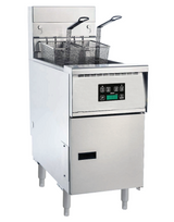Anets AGP55D Platinum Series Gas Tube Fryer with Digital Control 19-21 Liters Tube Fryer Deep Fryers