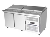 Airex AXR.PM.1740 2 Door Solid Door 1740mm Pizza Prep Bench