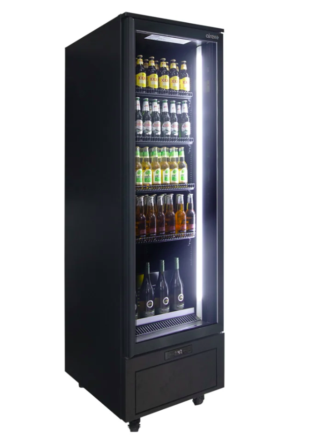 Airex AXR.MEUR.1D Single Door Upright Fridge 380L Upright Merchandiser Fridge Display Fridge