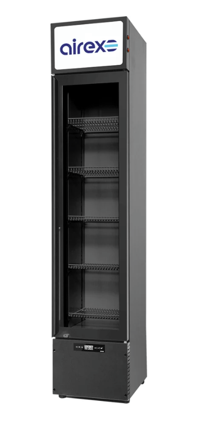 Airex AXR.MEUR.SL Single Door Slimline Upright Fridge 1400L Upright Merchandiser Fridge Display Fridge