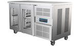 Airex AXR.UCGN.2G.900H Double Glass Door with Height Increase Spacer Undercounter Refrigerator 184L Undercounter Fridge