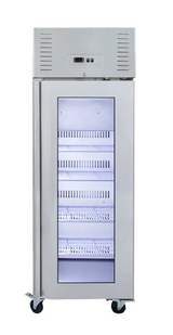 Airex AXR.URGN.1G Single Door 369L Glass Door Upright Fridge