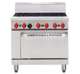 American Range AAR.6B 36" Gas Oven Range 6x Burner Top Gas Oven