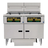 Anets FDAEP214C Platinum Series Electric Fryer with Computer Control 2 Filter Drawer System Drawer Fryers