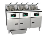 Anets FDAEP314D Platinum Series Electric Fryer with Digital Control 3 Filter Drawer System Drawer Fryers