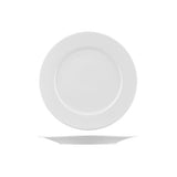 AFC Bistro & Cafe Round Plate Wide Rim 260mm White