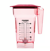 Blendtec Coloured FourSide Jar - Red with Hard Lid