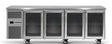 Skope BB.4.GSL-SS | BackBar | 4 Glass Sliding Door| Fridge | Display Fridge | Commercial Under Bench Fridge