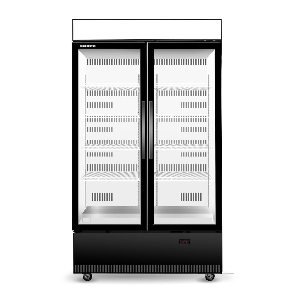 Skope EziCore 2 Glass Door Bottom Mount Upright Fridge 1030L