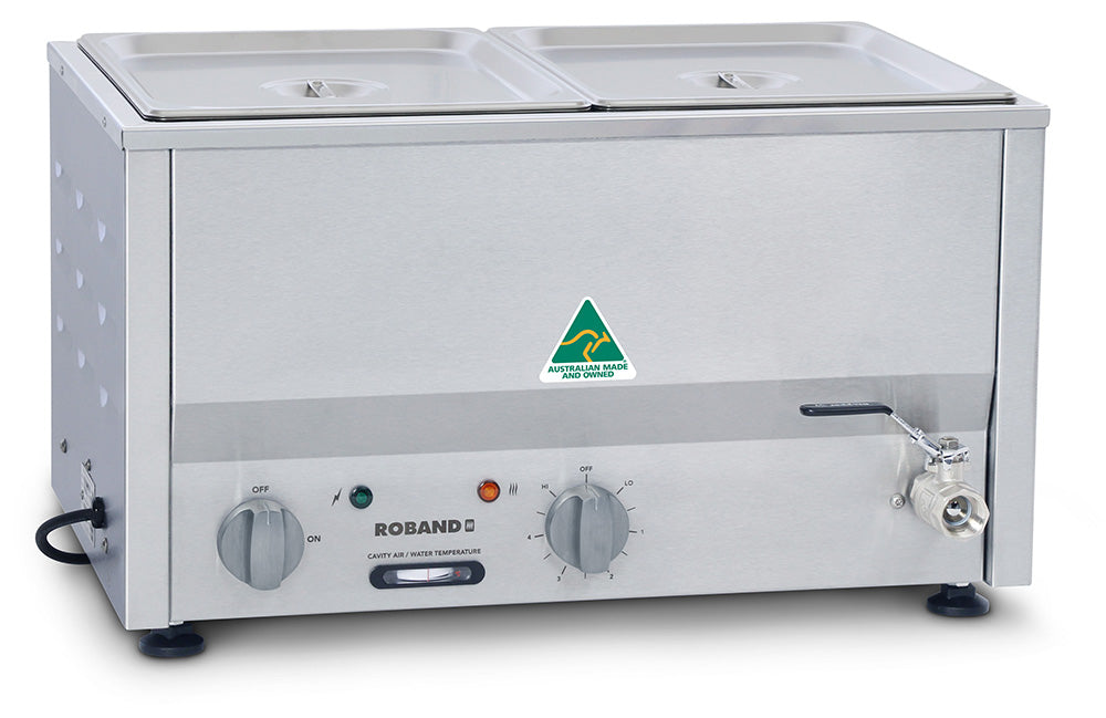 Roband BM2A Countertop Stainless Steel Hot Bain Marie