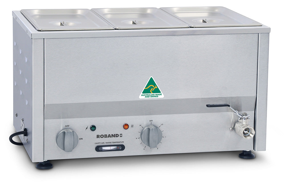 Roband BM2B Countertop Stainless Steel Bain Marie