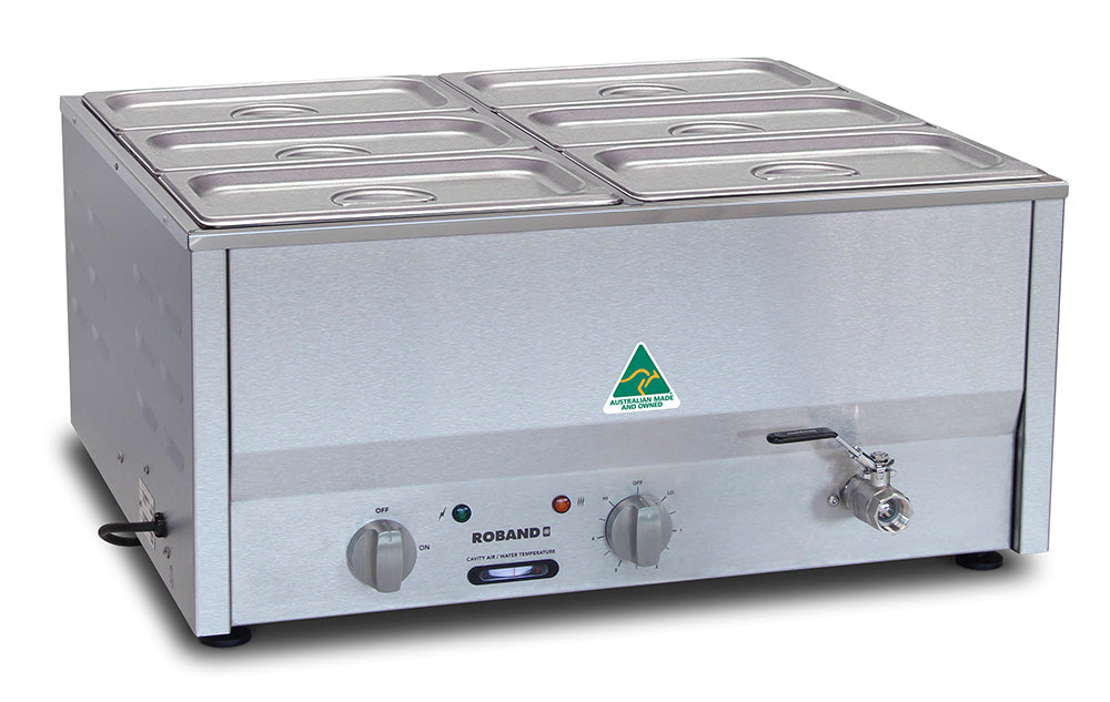 Roband BM4B Countertop Stainless Steel Bain Marie