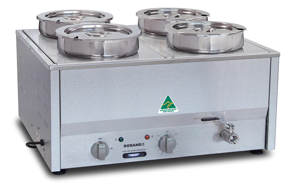 Roband BM4E Countertop Stainless Steel Bain Marie