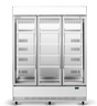 Skope BME1500N-AC | 3 Glass Door Display | with Lit Sign | Bottom Mount | Upright Fridge | Display Fridge | Commercial Upright Fridge
