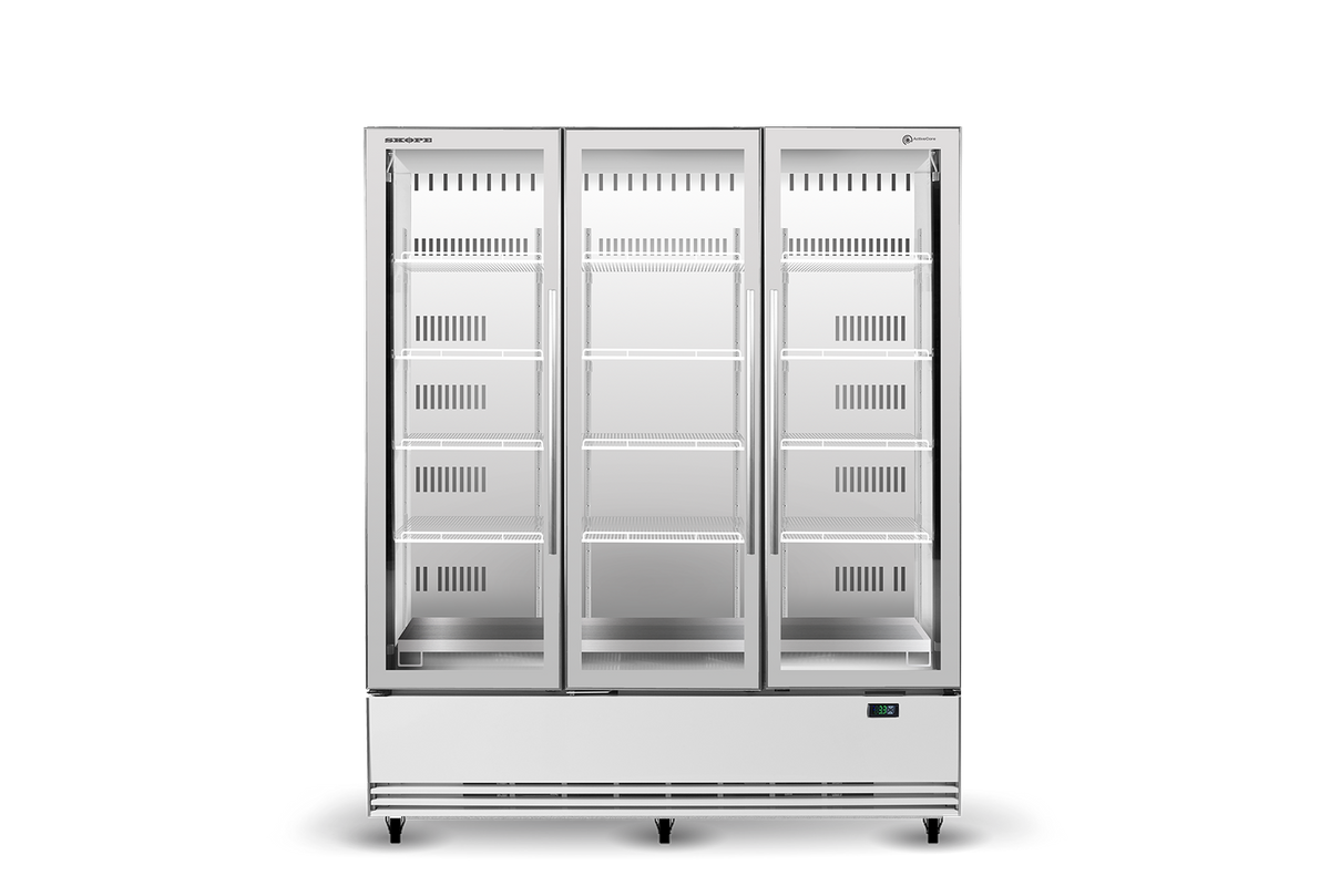 Skope ActiveCore 3 Door Bottom Mount Upright Fridge 1349L
