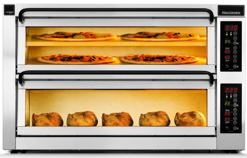 PizzaMaster PM 452ED-3DW 2-Deck Countertop Pizza Oven 1160x650mm
