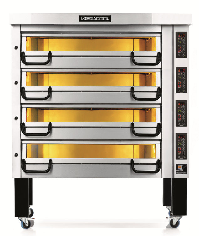 PizzaMaster PM 734ED Freestanding Commercial Pizza Oven 4 Deck 1480 x 905mm