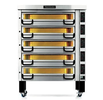 PizzaMaster 800 Series 5 Deck Freestanding Pizza Oven 1660 x 1025mm