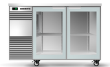 Skope BB.2.GSW.Tr-SS | BackBar | 2 Glass | Tropical Glass | Undercounter Fridge | Remote | BackBar Fridge | Commercial Under Bench Fridge