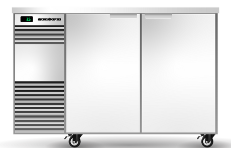 Skope CL.2.SSW-SS | BackBar | 2 Solid Door | Swing Door | CounterLine | Fridge | Commercial Fridge
