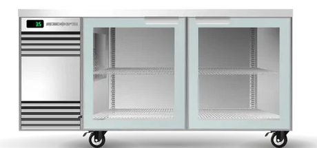 Skope SL.2.GSW.r-SS | Remote BackBar | 2 Glass Door | Swing Door | SlimLine | Fridge | Display Fridge | Commercial Fridge