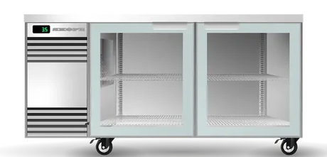Skope CL.2.GSW-SS | BackBar | 2 Glass Door | Swing Door | CounterLine | Fridge | Display Fridge | Commercial Display Fridge
