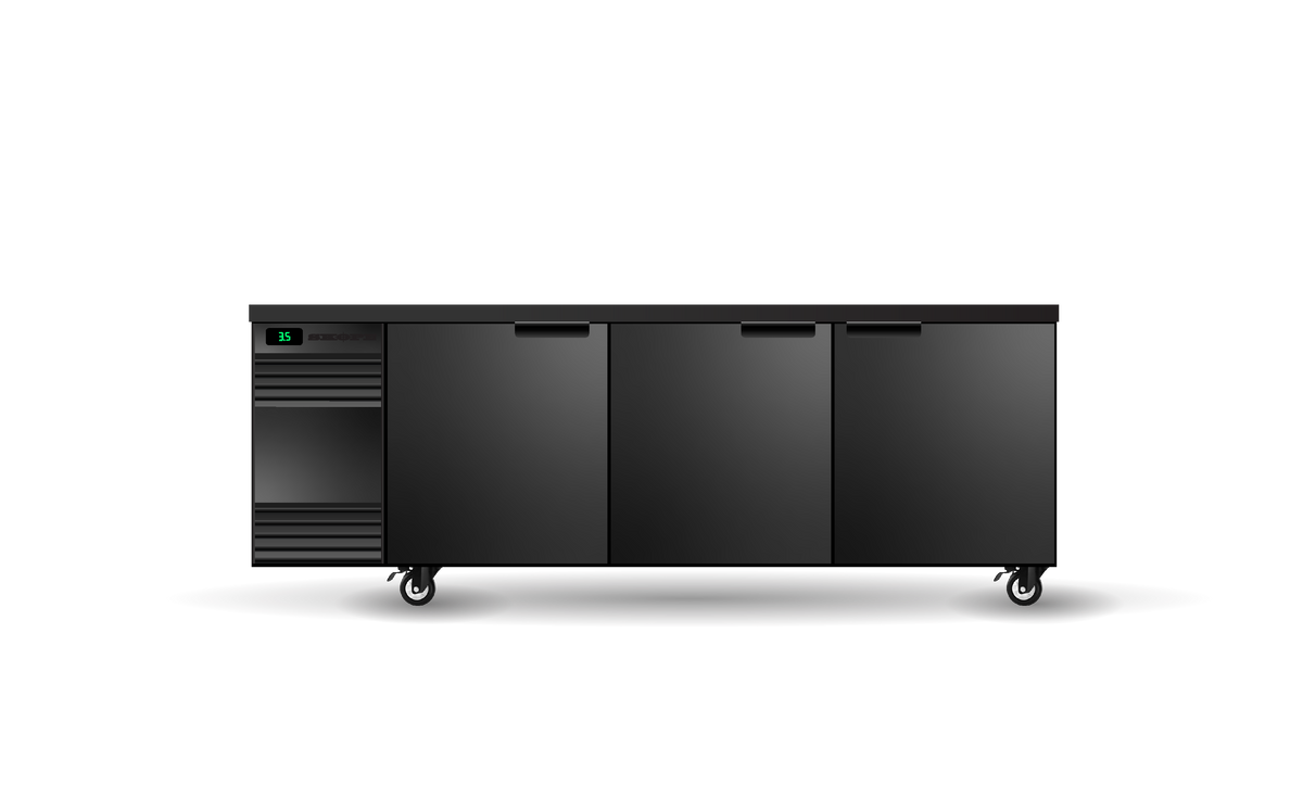 Skope BackBar CounterLine 3 Door Underbench Fridge 533L