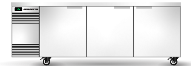 Skope CL.3.SSW-SS | BackBar | 3 Solid Door | Swing Door | CounterLine | Fridge | Commercial Fridge