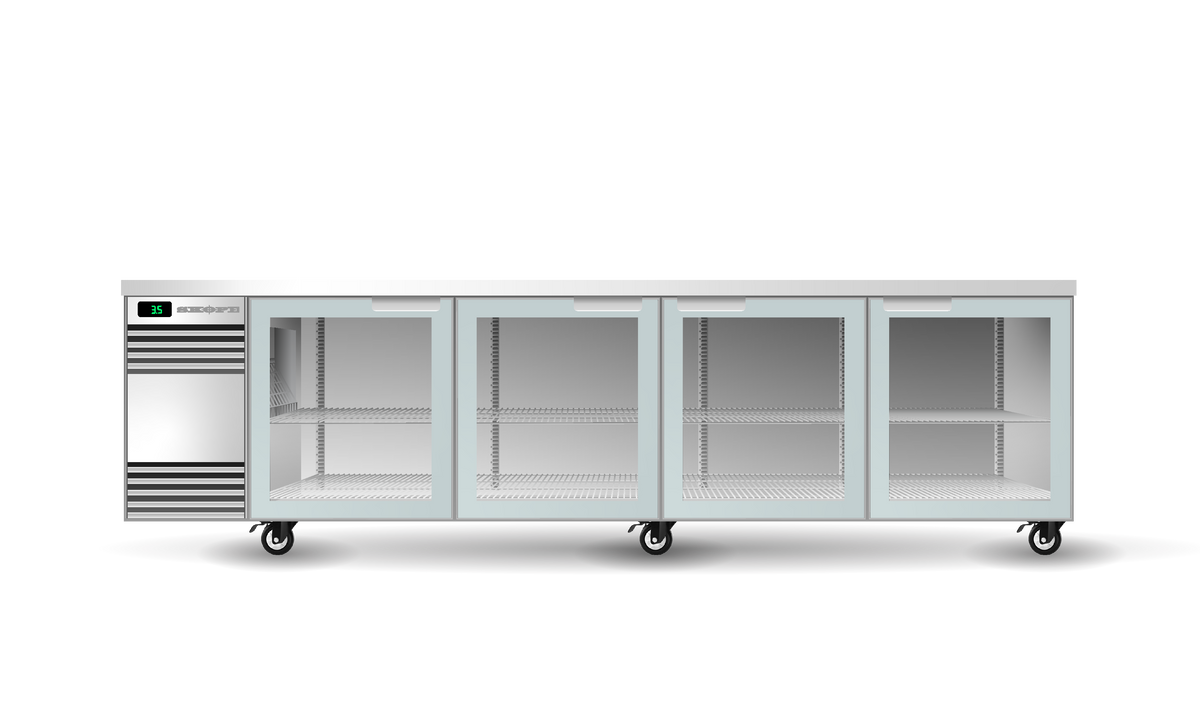 Skope BackBar CounterLine 4 Door Underbench Fridge 721L