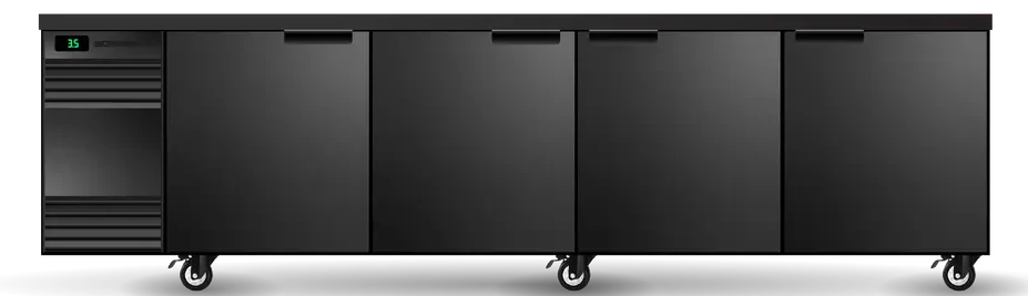 Skope CL.4.SSW | BackBar | 4 Solid Door | Swing Door | CounterLine | Fridge | Commercial Fridge