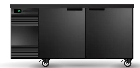Skope SL.2.SSW | BackBar | 2 Solid Door | Swing Door | SlimLine | Fridge | Commercial Fridge 
