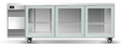 Skope SL.3.GSW.r-SS|Remote |BackBar | 3 Glass Door | Swing Door | SlimLine | Fridge | Display Fridge | Commercial Fridge