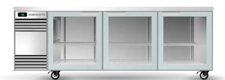 Skope SL.3.GSW-SS | BackBar | 3 Glass Door | Swing Door | SlimLine | Fridge | Display Fridge | Commercial Fridge 