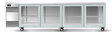 Skope SL.4.SSW-SS | BackBar | 4 Glass Door | Swing Door | SlimLine | Fridge | Display Fridge | Commercial Fridge