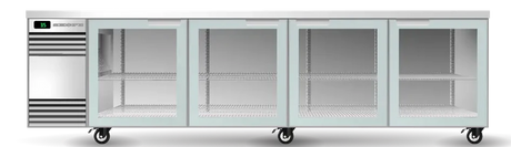 Skope SL.4.GSW.Tr-SS | Tropical | Remote BackBar | 4 Glass Door | Swing Door | SlimLine | Fridge | Display Fridge | Commercial Fridge