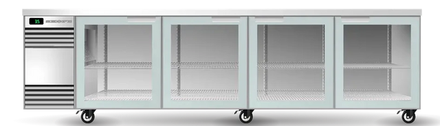 Skope SL.4.GSW.Tr-SS | Tropical | Remote BackBar | 4 Glass Door | Swing Door | SlimLine | Fridge | Display Fridge | Commercial Fridge