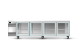 Skope BackBar SlimLine 4 Door Glass Sliding Underbench Fridge 606L