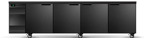Skope SL.4.SSW | BackBar | 4 Solid Door | Swing Door | SlimLine | Fridge | Display Fridge | Commercial Fridge