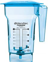 Blendtec Coloured FourSide Jar - Blue with Hard Lid