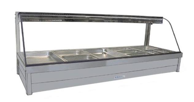 Roband C26 Curved Glass Hot Food Display Bain Marie