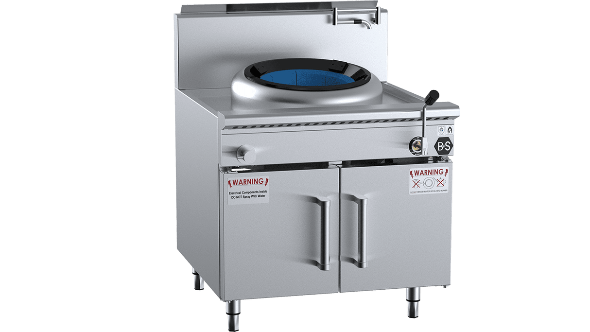 B+S Black Series CCF-HP1S Single Hole Hi Pac Wok â€” to suit B+S Black Range Profile